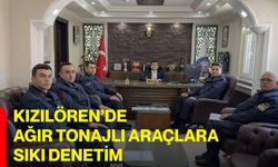 Kızılören’de Ağır Tonajlı Araçlara Sıkı Denetim
