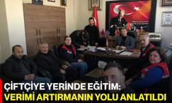 Çiftçiye Yerinde Eğitim: Verimi Artırmanın Yolu Anlatıldı