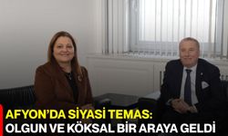 Afyon’da Siyasi Temas: Olgun ve Köksal Bir Araya Geldi