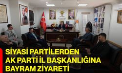 Siyasi Partilerden AK Parti İl Başkanlığına Bayram Ziyareti