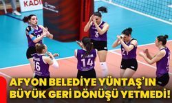 Afyon Belediye Yüntaş’ın büyük geri dönüşü yetmedi!