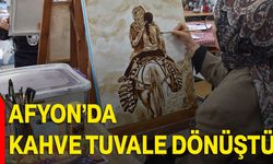 Afyon’da Kahve Tuvale Dönüştü