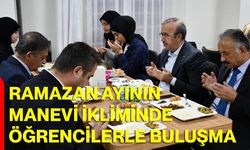 Ramazan ayının manevi ikliminde öğrencilerle buluşma