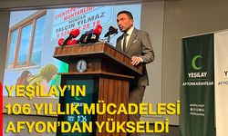 Yeşilay’ın 106 Yıllık Mücadelesi Afyon’dan Yükseldi