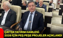 Çay’da Yatırım Hamlesi: 2026 İçin Peş Peşe Projeler Açıklandı