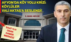 Afyon’da Köy Yolu Krizi: Köylüler Vali Aktaş’a Seslendi