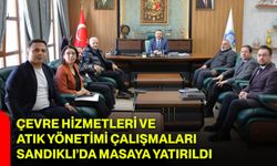 Çevre Hizmetleri ve Atık Yönetimi Çalışmaları Sandıklı’da Masaya Yatırıldı