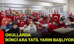 Okullarda İkinci Ara Tatil Yarın Başlıyor