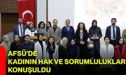 AFSÜ’de Kadının Hak ve Sorumlulukları Konuşuldu