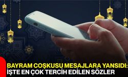 Bayram Coşkusu Mesajlara Yansıdı: İşte En Çok Tercih Edilen Sözler