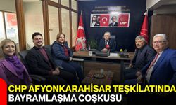 CHP Afyonkarahisar Teşkilatında Bayramlaşma Coşkusu