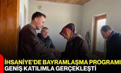 İhsaniye’de Bayramlaşma Programı Geniş Katılımla Gerçekleşti