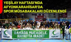 Yeşilay Haftası’nda Afyonkarahisar’da Spor Müsabakaları Düzenlendi