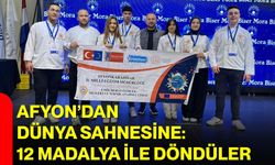 Afyon’dan Dünya Sahnesine: 12 Madalya ile Döndüler