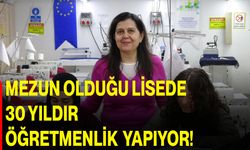 Mezun Olduğu Lisede 30 Yıldır Öğretmenlik Yapıyor