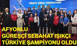 Afyonlu Güreşçi Sebahat Işıkçı Türkiye Şampiyonu Oldu