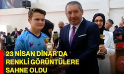 23 Nisan Dinar’da renkli görüntülere sahne oldu