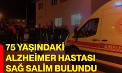 75 Yaşındaki Alzheimer Hastası Sağ Salim Bulundu