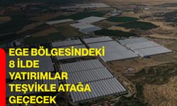Ege Bölgesindeki 8 ilde yatırımlar teşvikle atağa geçecek