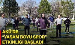 AKÜ’de “Yaşam Boyu Spor” Etkinliği Başladı