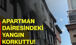 Apartman dairesindeki yangın korkuttu!