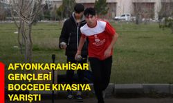 Afyonkarahisar Gençleri Boccede Kıyasıya Yarıştı