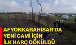 Afyonkarahisar’da yeni cami için ilk harç döküldü