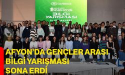Afyon’da Gençler Arası Bilgi Yarışması Sona Erdi
