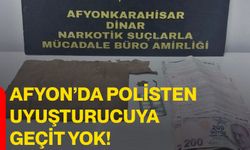 Afyon’da Polisten Uyuşturucuya Geçit Yok!