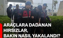 Araçlara dadanan hırsızlar, bakın nasıl yakalandı?