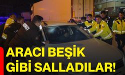 Aracı beşik gibi salladılar!