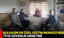 Bolvadin’de Özel Eğitim Merkezi’nde Titiz Güvenlik Denetimi