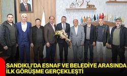 Sandıklı’da Esnaf ve Belediye Arasında İlk Görüşme Gerçekleşti