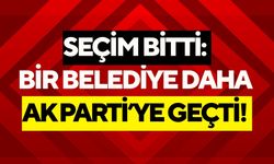 Seçim Bitti: Bir Belediye Daha Ak Parti’ye Geçti!