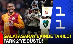 Galatasaray Evinde Takıldı, Fark 2’ye Düştü!