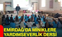 Emirdağ’da miniklere yardımseverlik dersi
