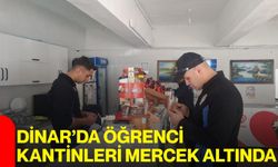 Dinar’da öğrenci kantinleri mercek altında