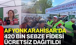 Afyonkarahisar’da 420 Bin Sebze Fidesi Ücretsiz Dağıtıldı