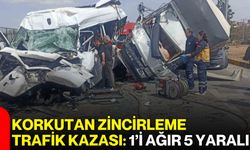 Korkutan Zincirleme Trafik Kazası: 1’i Ağır 5 Yaralı