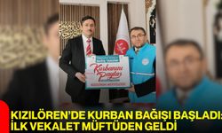 Kızılören’de Kurban Bağışı Başladı: İlk Vekalet Müftüden Geldi