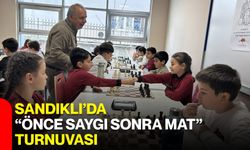 Sandıklı’da “Önce Saygı Sonra Mat” Turnuvası