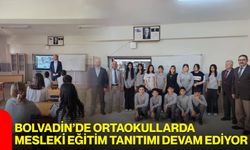 Bolvadin’de Ortaokullarda Mesleki Eğitim Tanıtımı Devam Ediyor