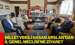 Milletvekili Hasan Arslan’dan İl Genel Meclisi’ne Ziyaret