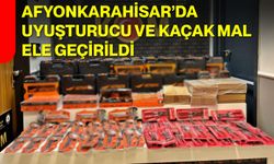 Afyonkarahisar’da Uyuşturucu ve Kaçak Mal Ele Geçirildi