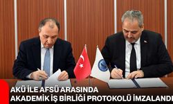 AKÜ ile AFSÜ Arasında Akademik İş Birliği Protokolü İmzalandı