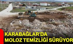 Karabağlar’da Moloz Temizliği Sürüyor