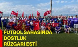 Futbol sahasında dostluk rüzgarı esti
