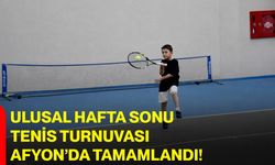 Ulusal Hafta Sonu Tenis Turnuvası Afyonkarahisar’da Tamamlandı