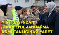 Yiğitbaşı’ndan Tunceli’de Jandarma Komutanlığına Ziyaret