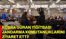 Kübra Güran Yiğitbaşı, Jandarma Komutanlıklarını Ziyaret Etti